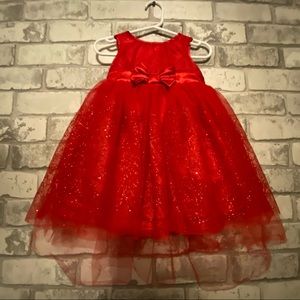 Baby Girl’s Formal Holiday Bow Dress Size 18 Months
